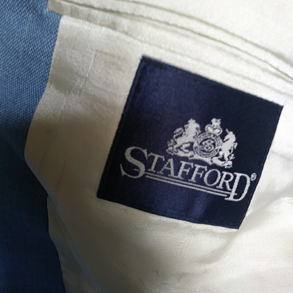 Stafford Sport Coat 2 BTN Size 44L - Picture 5 of 7